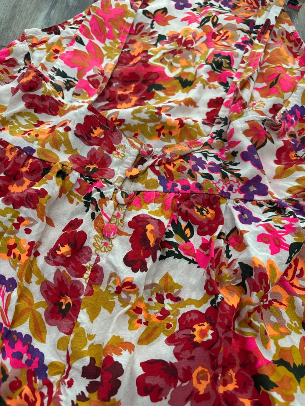 Natural Life Mini Hallie Dress Floral Halter Dress Size Medium - Picture 7 of 9